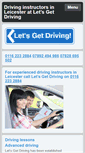 Mobile Screenshot of letsgetdriving.net